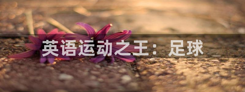米兰体育官网下载平台假的吗是真的吗吗：英语运动之王：足球