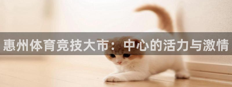 米兰体育官网下载招商电话号码：惠州体育竞技大市：中心的活力与